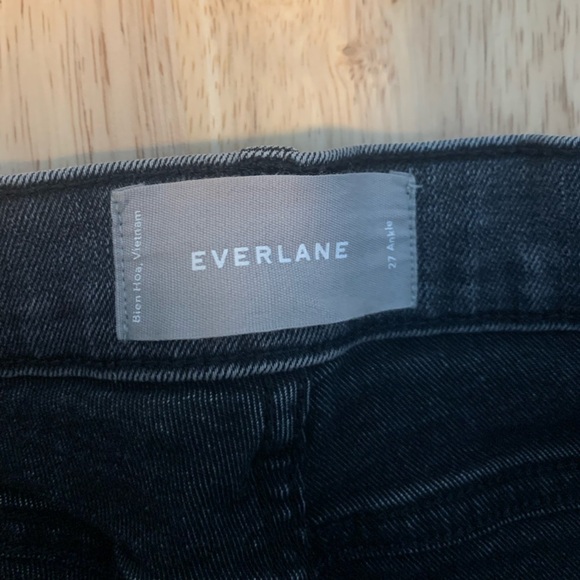 - Everlane Black Washed Color Ankle Jeans Size 27 - Picture 6 of 10